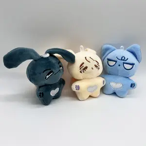 Anime Alien Stage Ivan Till Luka Cosplay Key Chain Plush Doll Keychain Soft Figure Pendant Plushies Bag Decoration Accessories
