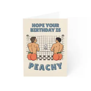 Heated Rivalry Birthday Card, Gay Hockey Romance, Shane Hollander & Ilya Rozanov Card