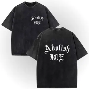 ✊🏾 100% Cotton Double-Sided Abolish Ice Ice Out Tee – Big-fan-of-human-rights |   No One Is Illegal On Stolen Land! # DoubleSidedTee # 100CottonTee # CulturalTee # CulturalGifts # MeaningfulGifts # TikTokMadeMeBuyIt. # TikTokShop.