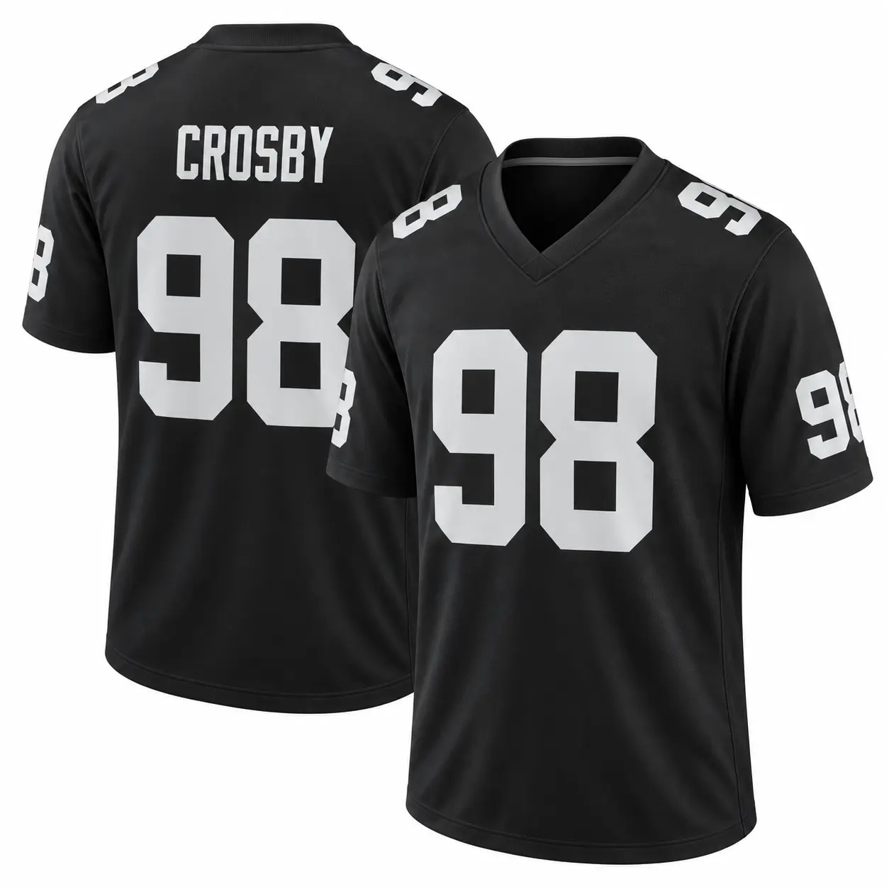 Crosby 98 Football Jersey, Retro Game Day Inspired Athletic Shirt, Classic Number Print Sports Fan Apparel, Comfortable Unisex Casual Wear, Football Sunday Outfit and Gift for Him