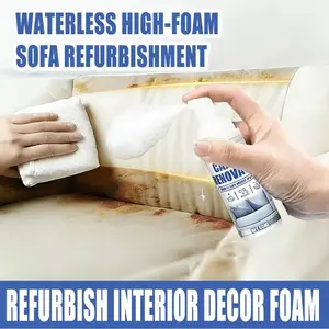 High Foam Waterproof Carpet Refresher, Multi-Functional Foaming Polishing Care Agent, High Permeability, Restores Original, No Water Needed, Cleaning