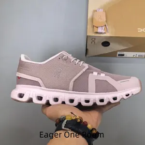 Ultra-light dusty pink cloud cushioned mesh sneakers ideal for city daily walking, long-distance jogging, indoor gym training, outdoor travel, thin mesh keeps feet cool all day