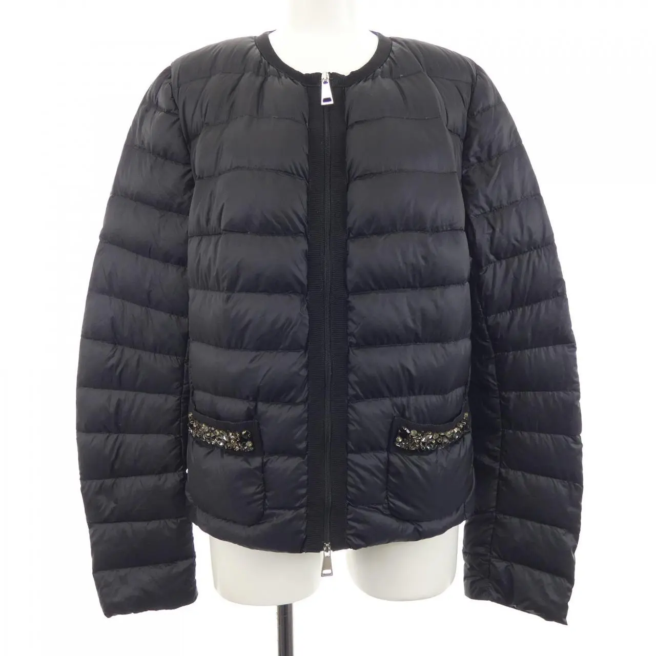 Pre-owned MONCLER Nylon Small Leather Goods CRISTALLINE Down Jacket