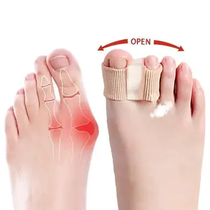 Bunion Reliever 2Pcs Comfortable and durable Bunion Support for Walking, Running, Hiking Shoes toe separator corrector, Silicone Toe Spacers for Men Women Bunion for Alignment Feet, Toes Healthcare Support Tool`