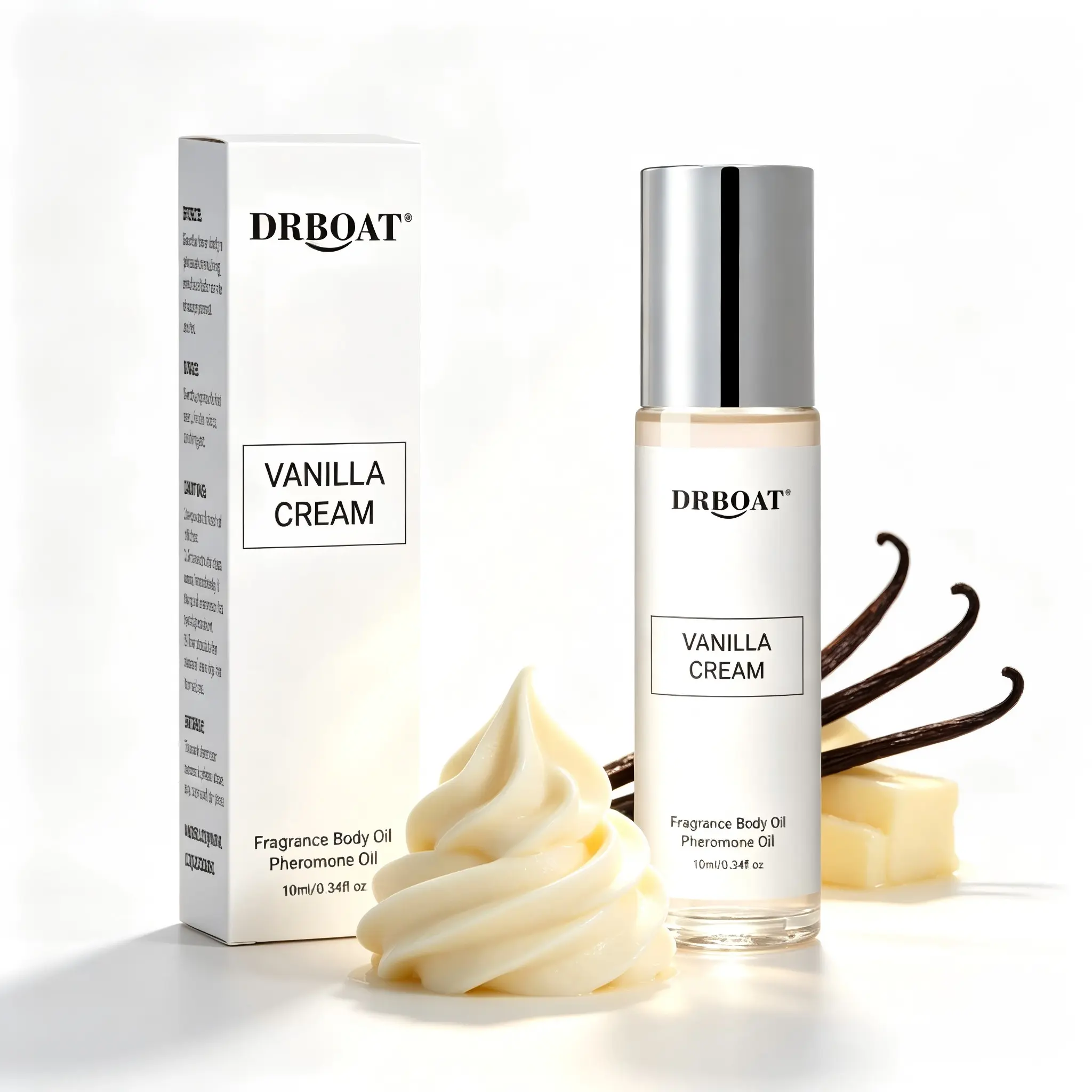 10ml Vanilla Cream Pheromone Oil - Honey Cream Subtle Perfume Oil, Original Eau de Toilette, Fragrance Oil Traveling or Dating Bathroom Use.