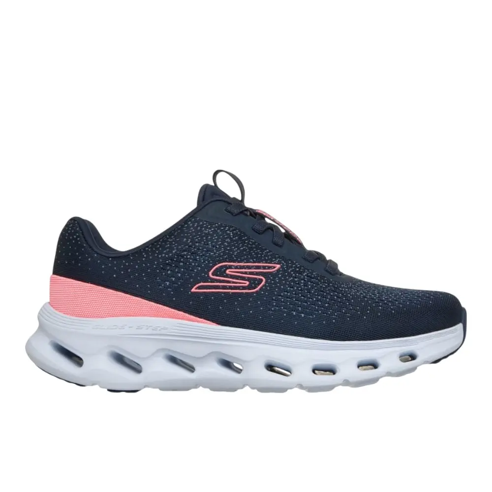 Skechers Womens Go Walk Glide Step 2.0 Slip-Ins Vanessa Walking Walking Sneakers Shoes - Blue