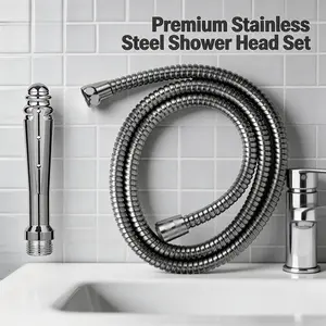 Metal Handheld Shower Head, Bathroom Faucet Accessories, Private Cleaning Nozzle, Easy Installation, Home Bath Shower, Bathroom Supplies, Shower Head Set