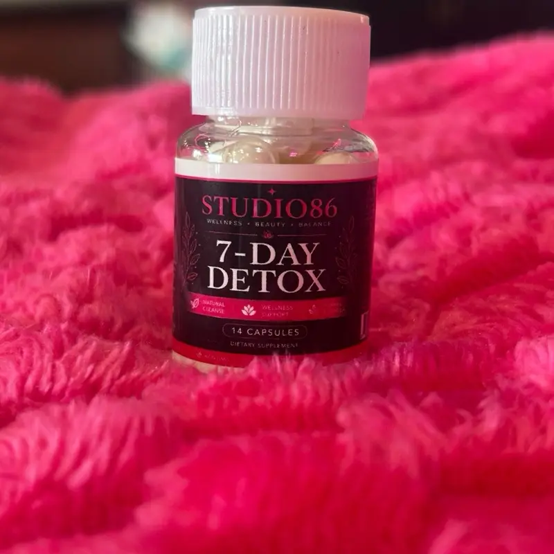 7-Day Detox Supplement - Natural Body Cleanser for Gentle Internal Detoxification Support
