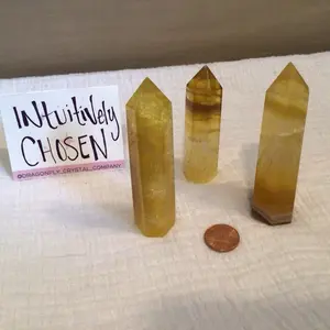 Yellow Fluorite Towers