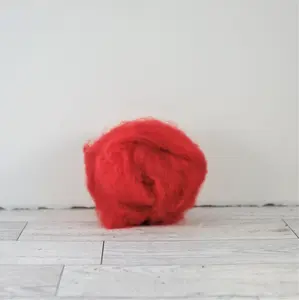 Red Passion Wool Batt