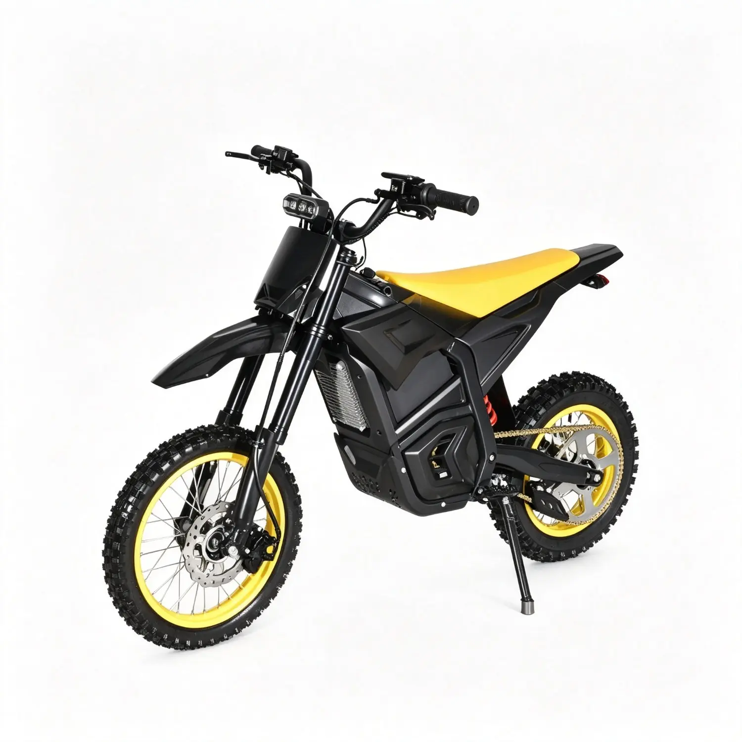 Q1 Electric Dirt Bike for Adults & Teens, 6000W Peak Brushless Motor Off Road Motorcycle, 60 MPH Top Speed with 60V 30AH, 60 Miles Range, Hydraulic Disc Brakes, Dual Suspension & 14"/12" Tires
