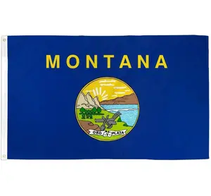 Montana Statehood Flag, Montana Flag for Outdoor Display, Patriotic Montana Flag, State Flag Decor
