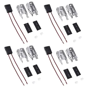 Range Surface Element Receptacle Terminal Block Kit 5303935058 ERR117, Replaces 330031 WB17X210 814399 RR109 5303274292 5301167733 (4 Pack)