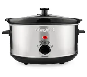 Courant 3.5-Qt Oval Stainless Steel SlowCooker