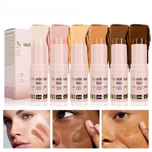 6 Shades Tinted Foundation Stick! High Coverage & Lightweight – Long-Lasting & Waterproof! Affordable Must-Have!