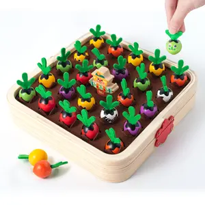 Wooden Carrot Harvest Toy — Kids Go CRAZY for This!  Montessori Shape Sorting Game, Screen-Free Learning  Toy for Toddlers Ages 1 2 3+ outdoorfun