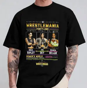 Bianca Belair vs Iyo Sky vs Rhea Ripley Triple Threat Match T-shirt