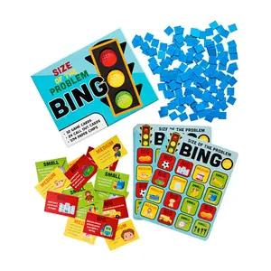 6 3/4" x 8 1/2" Size of the Problem Emotions Bingo Game - 650 Pc.