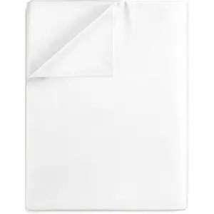 Size Flat Sheet Only - Hotel Style  Egyptian  Sheet, Soft & Breathable, Sateen Weave 800 Thread Count  Flat Sheet - White