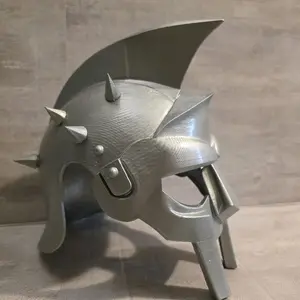 Gladiator Mask Maximus - High-Quality 3D Printed Roman Helmet with Spikes for Cosplay and Costume Accessories