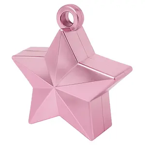 Pretty Pink Star-Shaped Balloon Weight Accessory