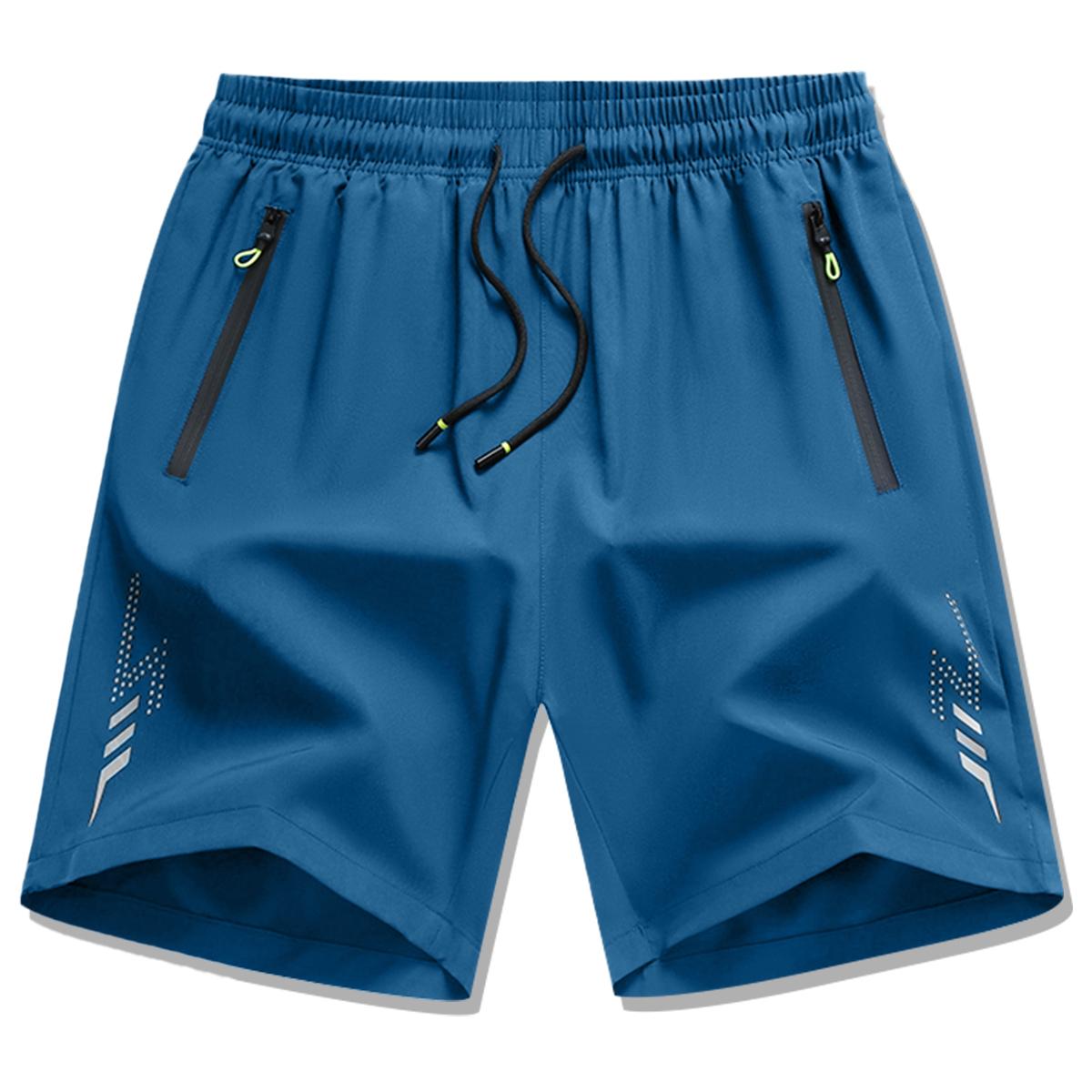 Men's Multi-Color Summer  Casual Shorts -  Stretch Waistband, Pocket, Quick-Dry  Shorts Lightweight breathable fabric, perfect for everyday workouts, beach, and outdoor activities.