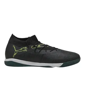 PUMA Mens Future 8 Match Indoor Soccer Cleats  - Black