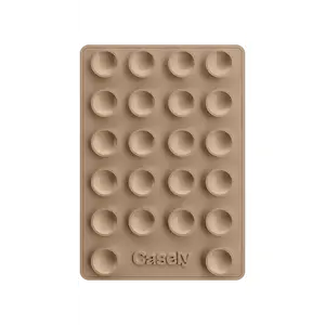 Grippy | Taupe Silicone Suction Phone Mount with MagSafe