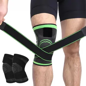 Knee Support Brace Sports Basketball Running Gym Men Women Compression Pads Non Slip Adjustable Strap Warm Breathable Outdoor Cycling Protection