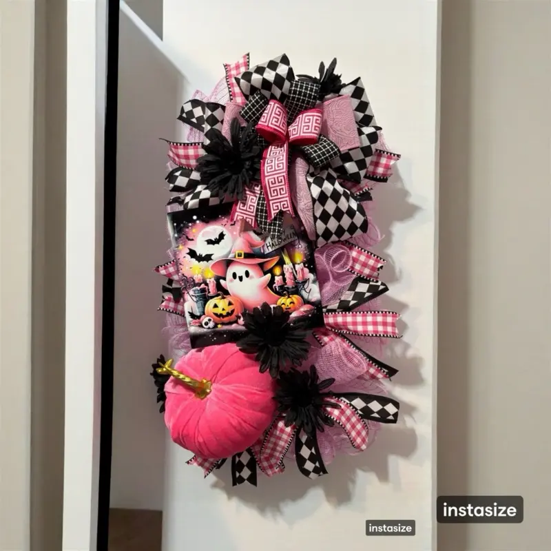 Spooktacular Halloween Swag Wreath