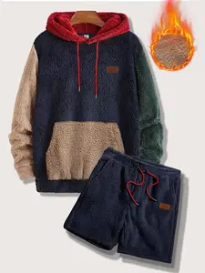 Men's Hooded Pullover Sweatshirt, Warm Long Sleeve Casual Jumper with Pocket, Ideal for Daily Wear, Sports & Running, Family Gatherings