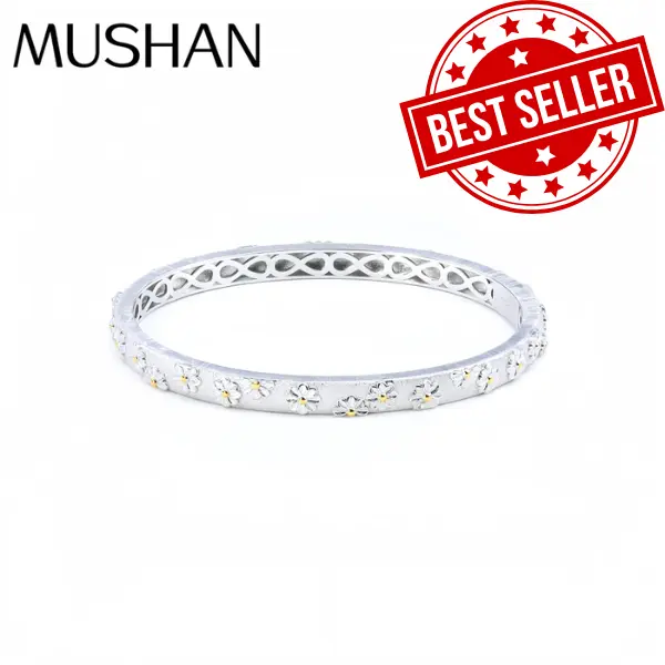 Luxury Brand The Silver S925 Pure Silver Daisy Pure Silver Bracelet High Quality Hot Sale Women Jewelry