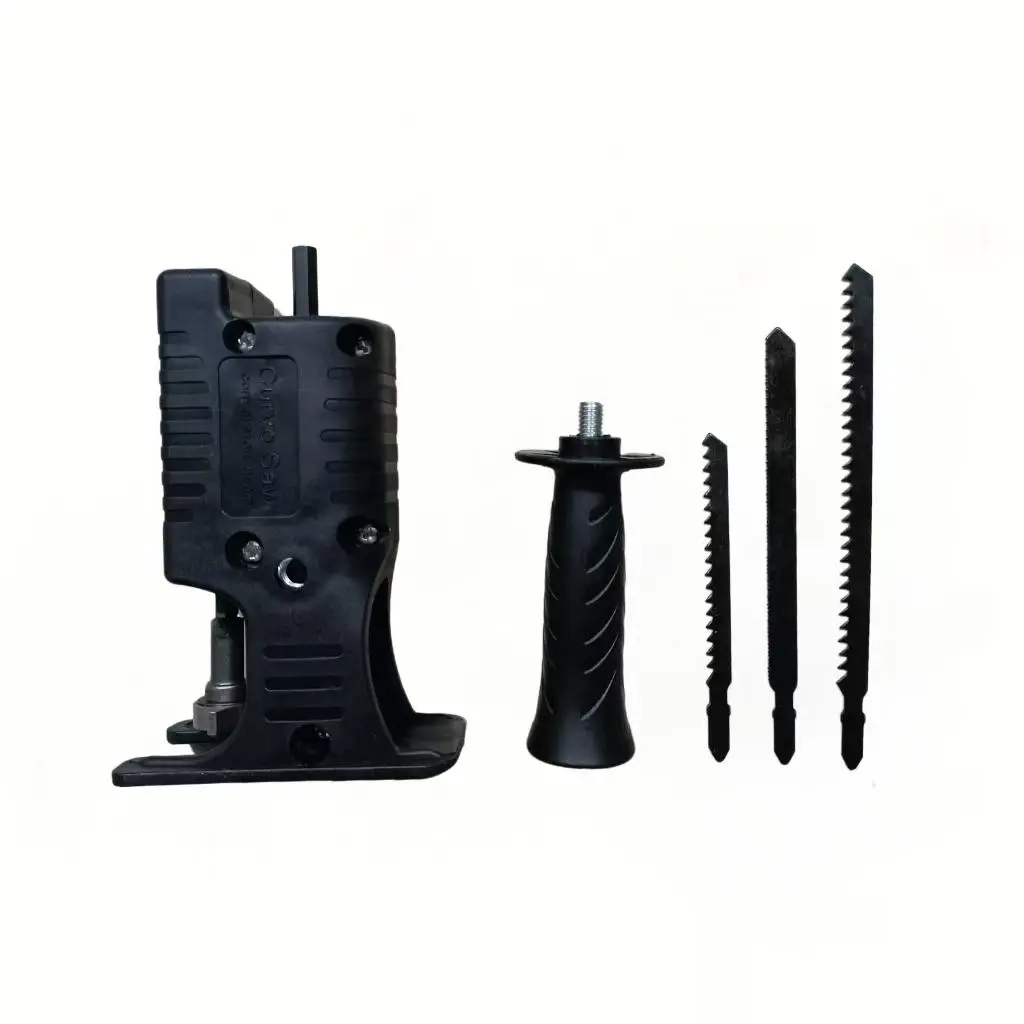 Electric Drill to Reciprocating Saw Adapter, DIY Cutting Attachment