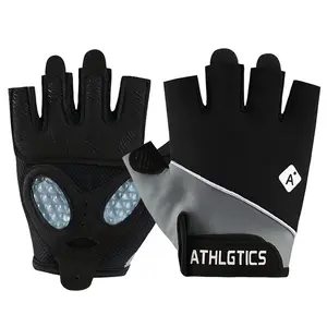 Women's Sports Fitness Gloves, Anti-Slip Air Pad Shock Absorption, Half Finger Ironing Yoga, Ice Silk Breathable Durable Workout Gloves, Workout Accessories