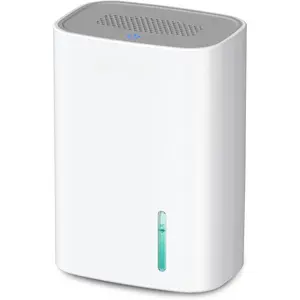 Small Dehumidifier for , 30oz Mini Quiet Dehumidifier for Bathroom & Bedroom, Portable Compact Air Dehumidifier for Closet, RV, Camper (285 sq. ft)