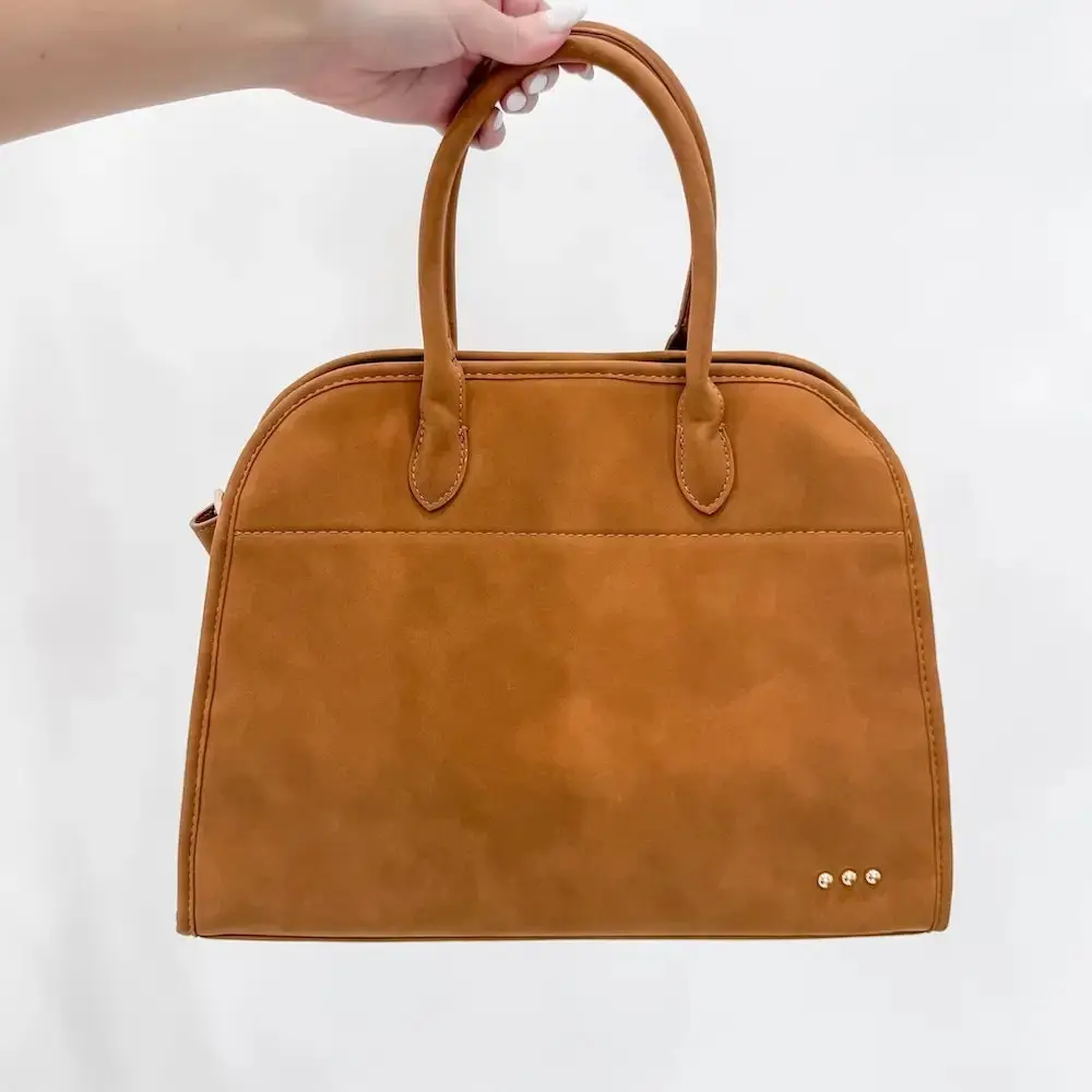 Nirvana Nubuck Tote Camel