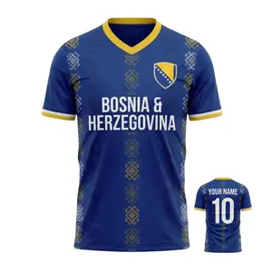 Bosnia & Herzegovina WC 2026 Jersey Custom Name Number Fan Football Shirt