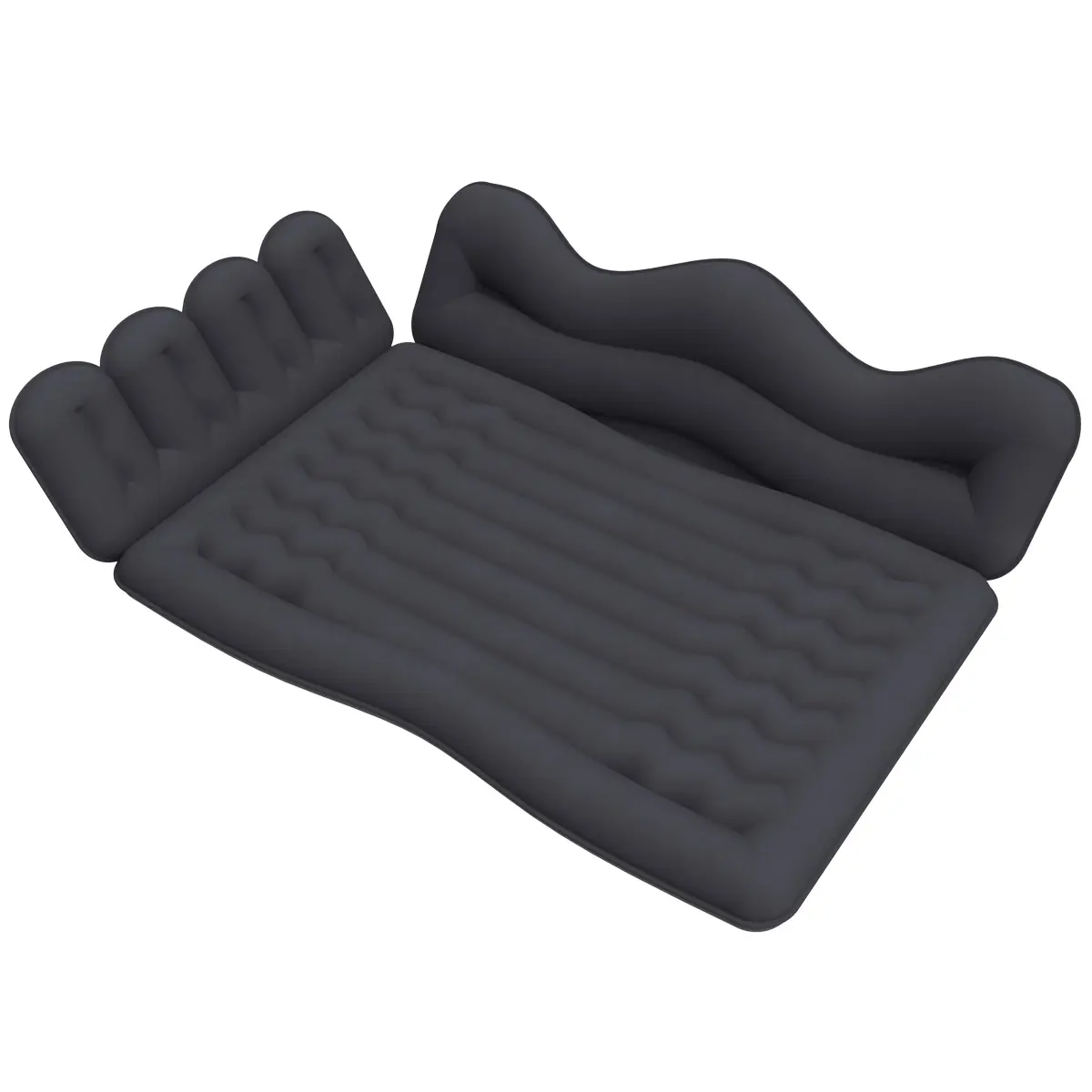 Inflatable Car Mattress with Electric Pump – Thickened SUV Back Seat & Trunk Air Bed for Camping & Travel