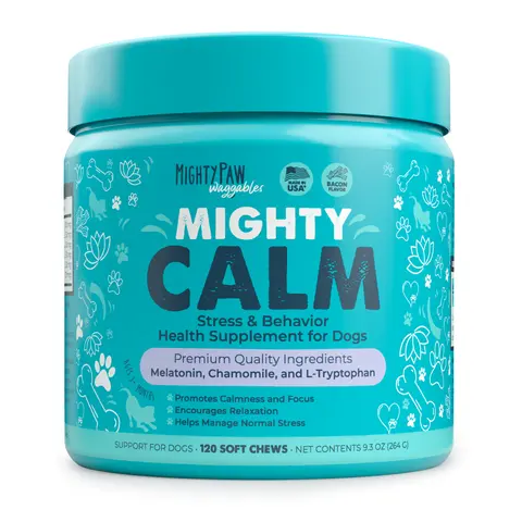Mighty Calm Chews for Dogs: Soothing Stress and Calming Support in Every Bite /  Supplements