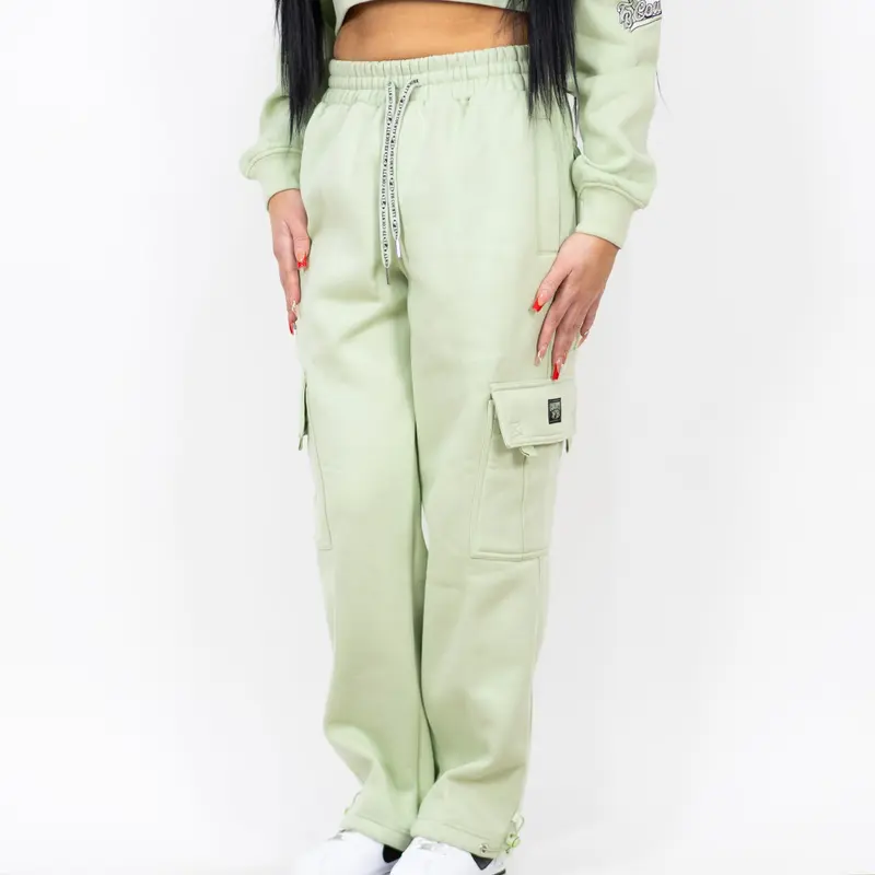 FB County Heavyweight Baggy Cargo Sweatpants Fit Fleece