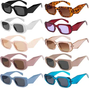 10 Pack of Sunglasses Womens, UV400 Protection Trendy Retro Square Glasses,Aesthetic  Eyewear Sunglasses Set