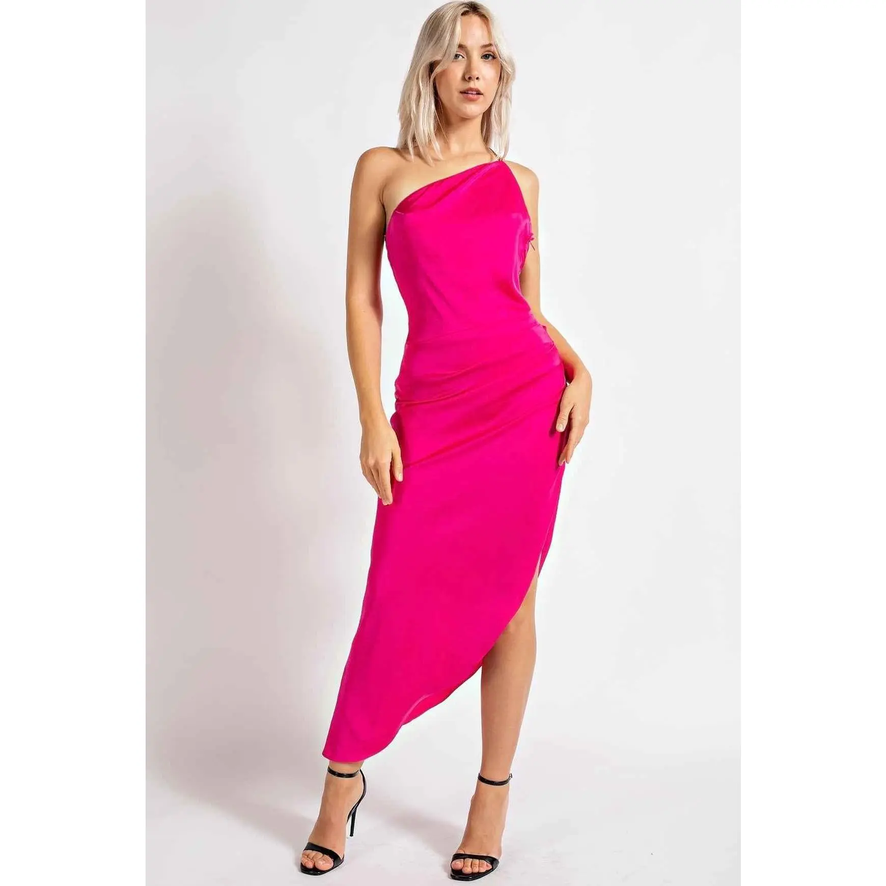 Danielle Satin Maxi Dress