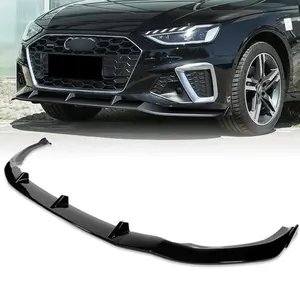 STP-Style Front Bumper Lip Body Kit Spoiler Compatible with 2020 - 2022 Audi A4 / S4 S-Line Bumper ( Fit S-Line Bumper Models Only )