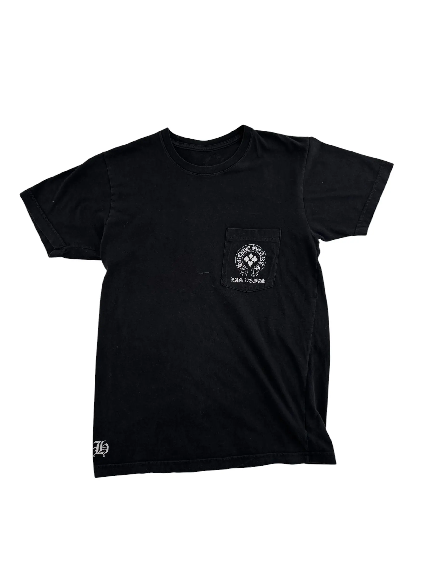 991154 Chrome Hearts Welcome to Las Vegas Tee Black & White