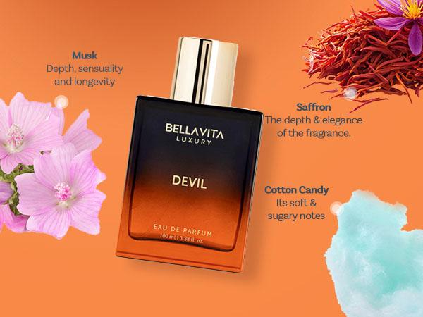 Bad Habit Trio by bellavita Luxury | Perfume Combo Gift Set | 3×100 ml | Narco, Devil & Pure Musk | Long Lasting Eau De Parfum | Vegan & Cruelty Free