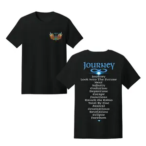 Journey Tour 2026 T-Shirt – Classic Rock Band Graphic Tee Double Sided Album List Fan Shirt USA Men Women Tops