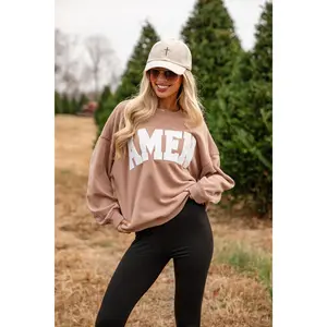 Taupe Amen Sweatshirt