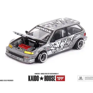 Kaido House x Mini GT Honda Civic (EF) Kaido Manga V1 – Silver