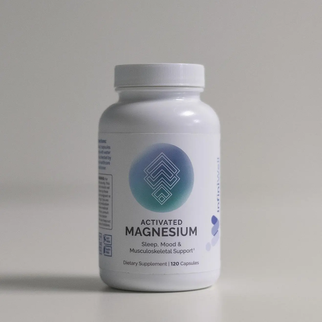 InfiniWell Activated Magnesium Complex Capsules with Magnesium Glycinate & Malate - Gentle High-Absorption Magnesium Supplement