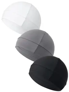 Unisex Plain Color Multifunctional Skull Caps 2026 Summer Sportive Beanie Fitted Hat for Men Women Stretchy Helmet Liner Biking Accessory Back To School Birthday Outfit Machine Washable Polyamide SpringStatements Fitting Outdoor Hat summerwins